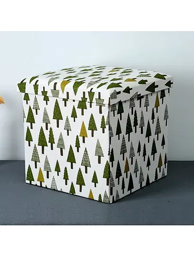 Black Fabric Ottoman Sustainable Oxford Fabric Storage Bench Customized Clothing Storage Ottoman