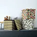 Black Fabric Ottoman Sustainable Oxford Fabric Storage Bench Customized Clothing Storage Ottoman